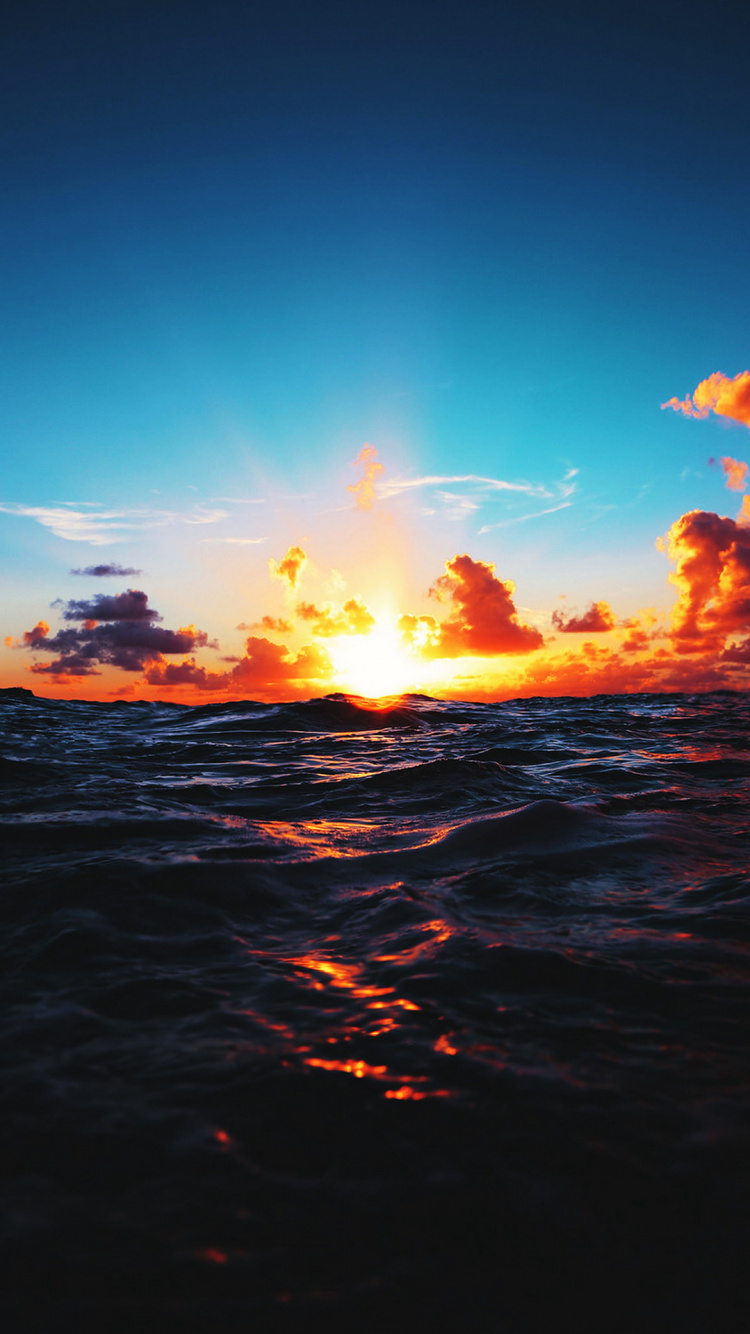 Обои красивая природа, природа, облако, вода, жидкий в разрешении 750x1334