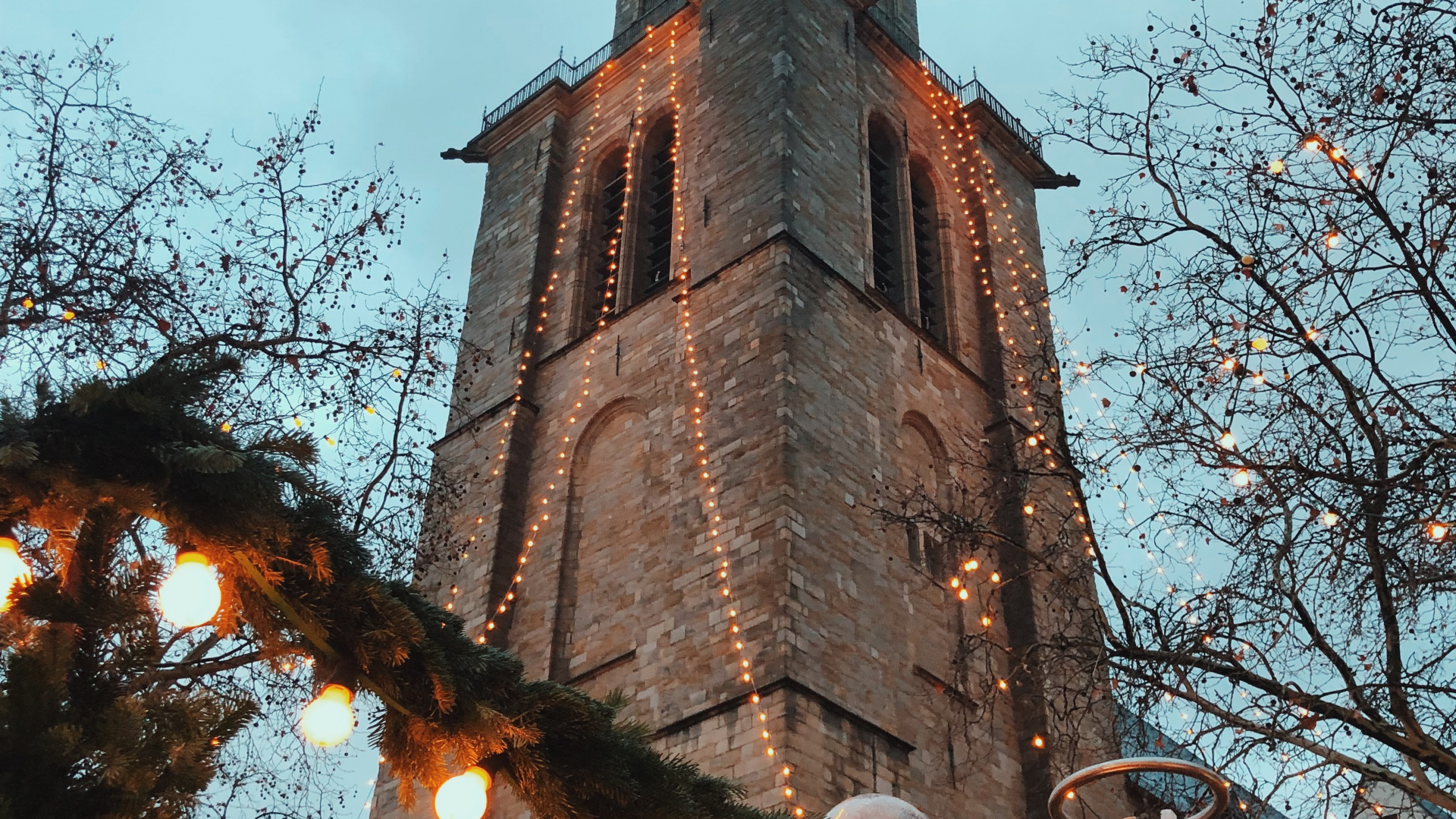 Обои ориентир, ветвь, прут, флерон, шпиль в разрешении 2560x1440