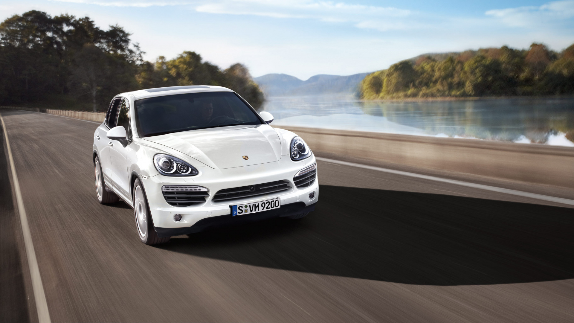 Обои Порше панамера, городской автомобиль, личный роскошный автомобиль, бампер, Порше в разрешении 1920x1080