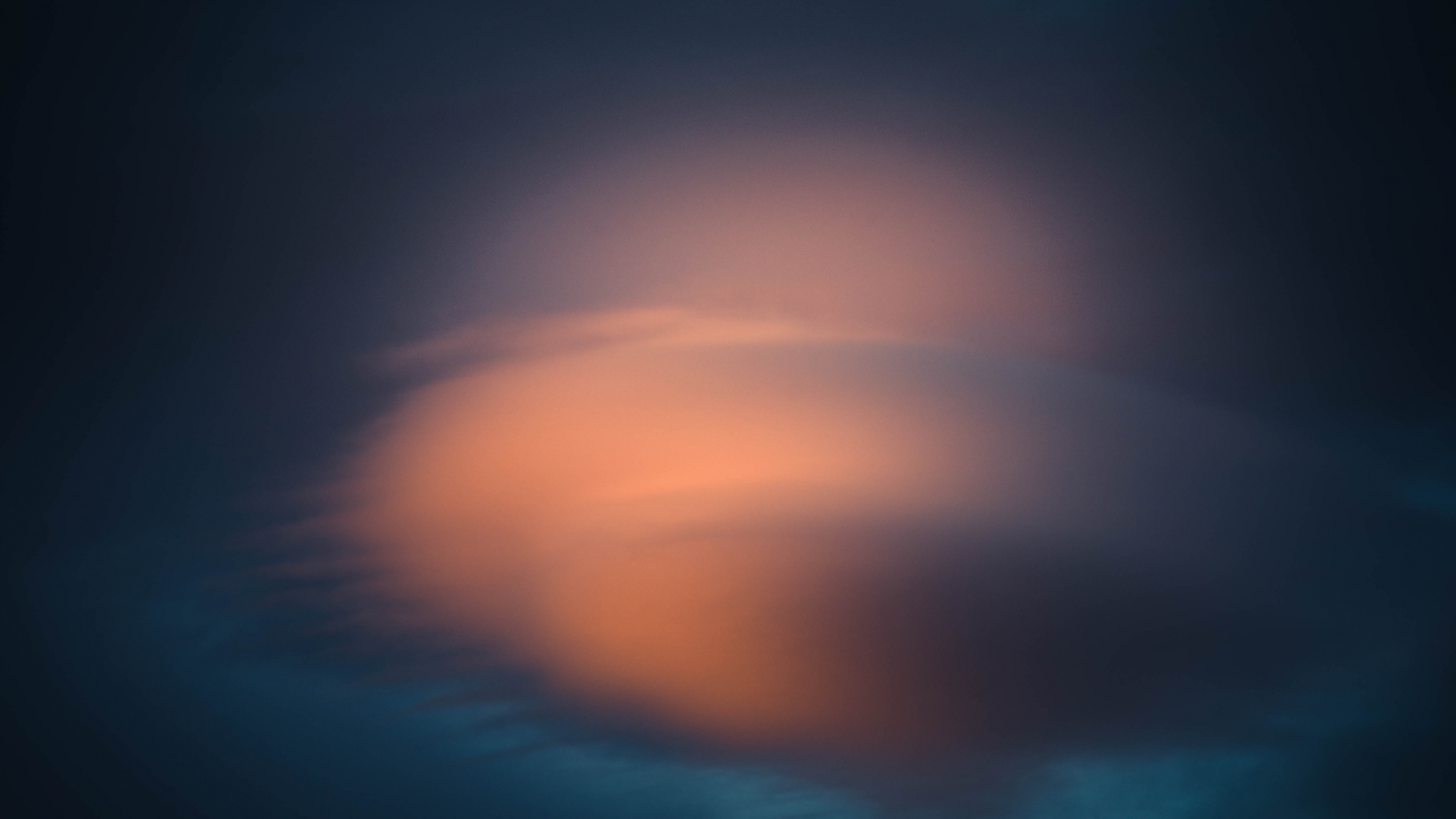 Обои размытые текстуры, текстура, синий, атмосфера, облако в разрешении 3840x2160
