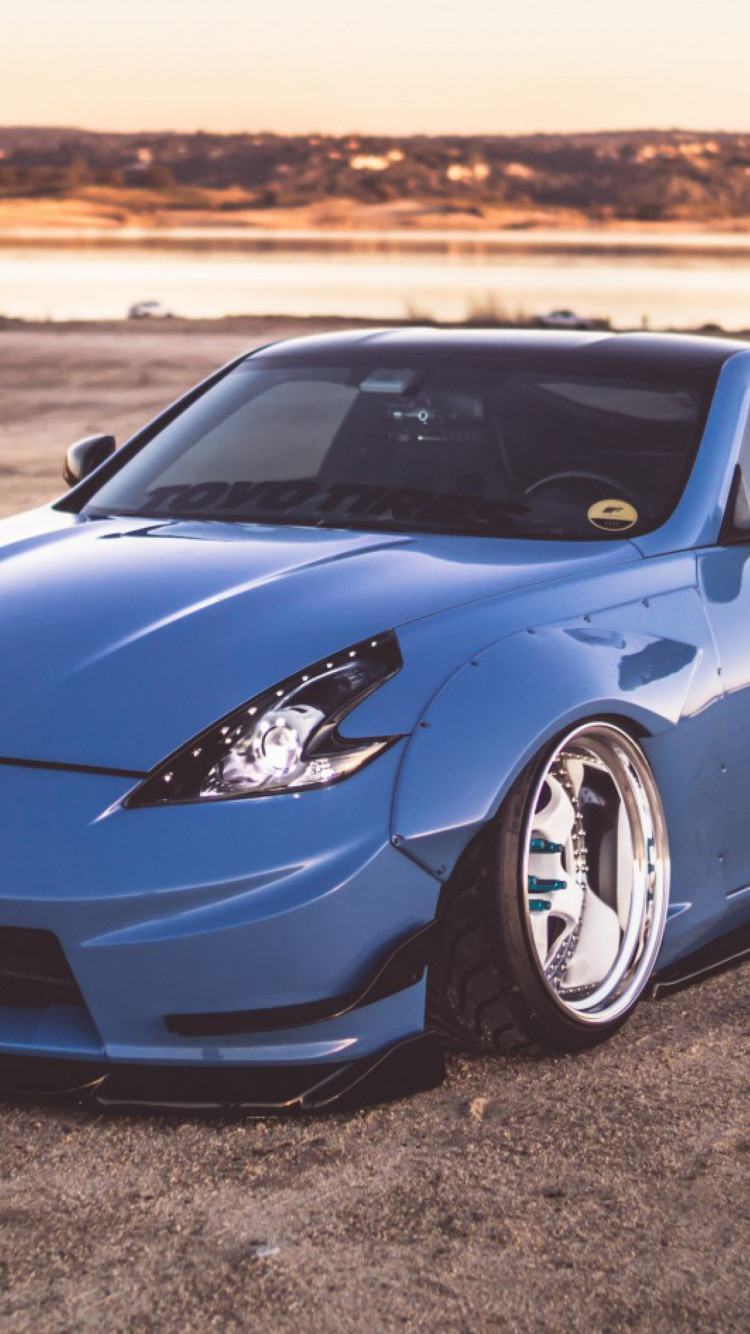 Обои авто, Ниссан, тюнинг автомобилей, nissan 370z, бампер в разрешении 750x1334