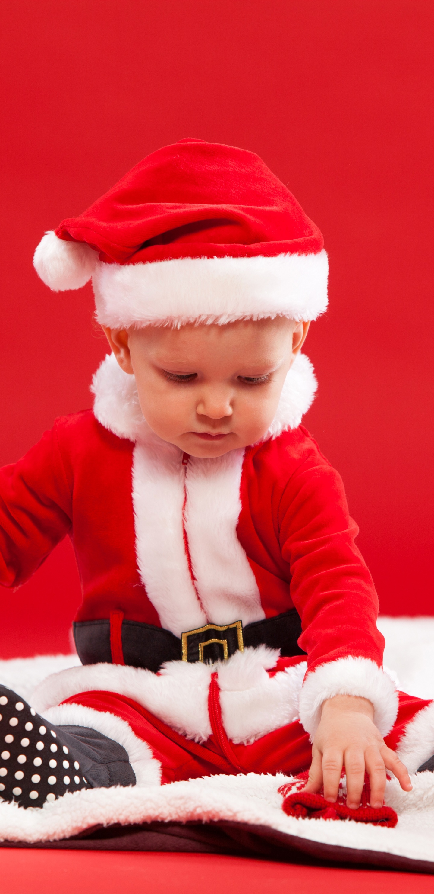 Обои Новый год, Рождественский день, Дед Мороз, Санта-Клаус, Рождество в разрешении 1440x2960