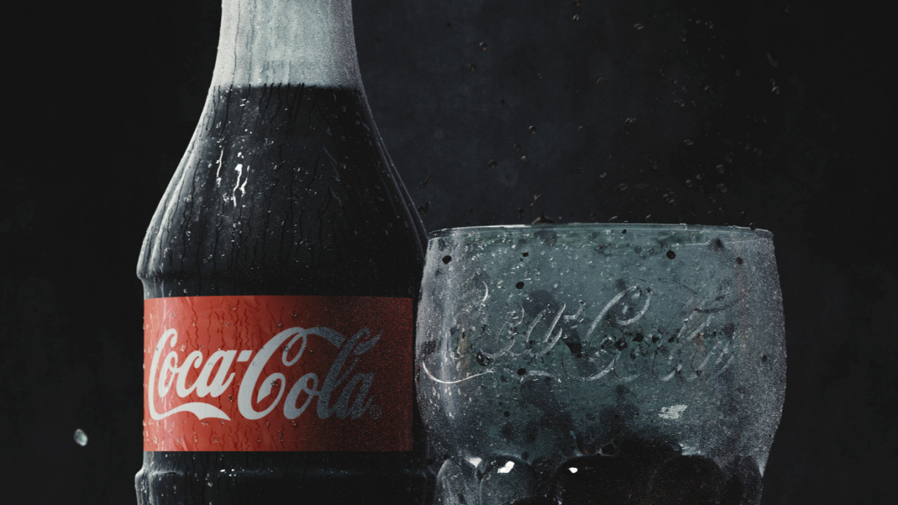 Обои кока кола 3д, Кока-Кола, кола, Кока-Кола Жизнь, компания Кока Кола в разрешении 1280x720