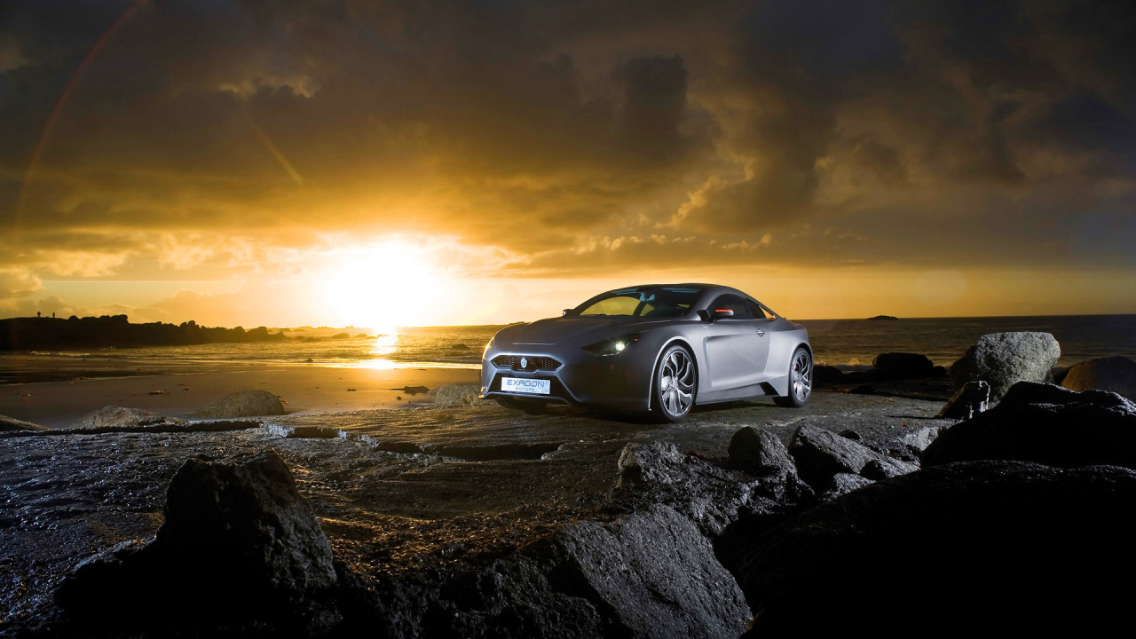 Обои Ламборджини, спорткар, lamborghini gallardo, вид сбоку, Ламборгини Галлардо в разрешении 1280x720