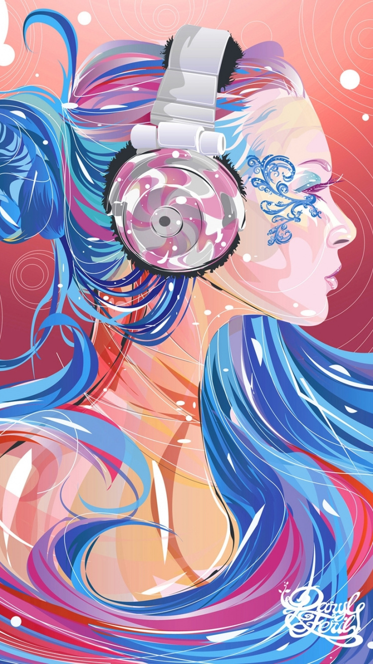 Обои иллюстрация, рисование, арт, графический дизайн, графика в разрешении 750x1334