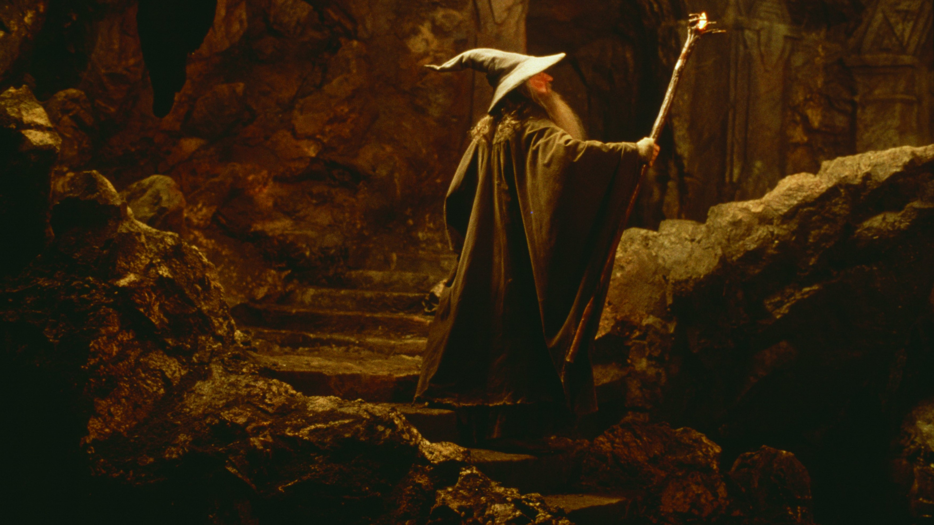 Обои мифология, одно кольцо, арт, Фродо Бэггинс, Голлум в разрешении 1920x1080