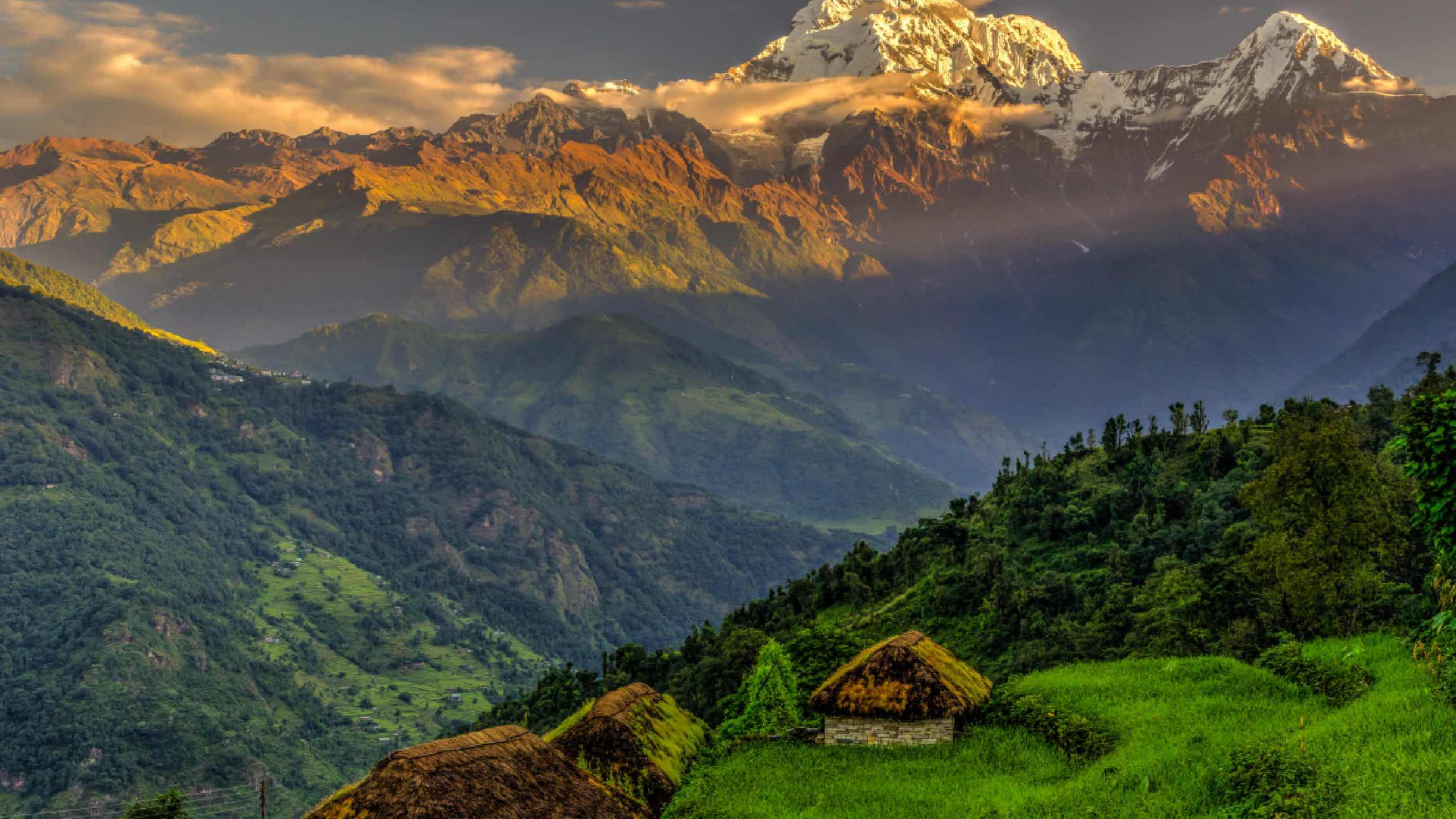 Обои Xiaomi Ми Максимум, горный рельеф, гора, природа, горный хребет в разрешении 2560x1440