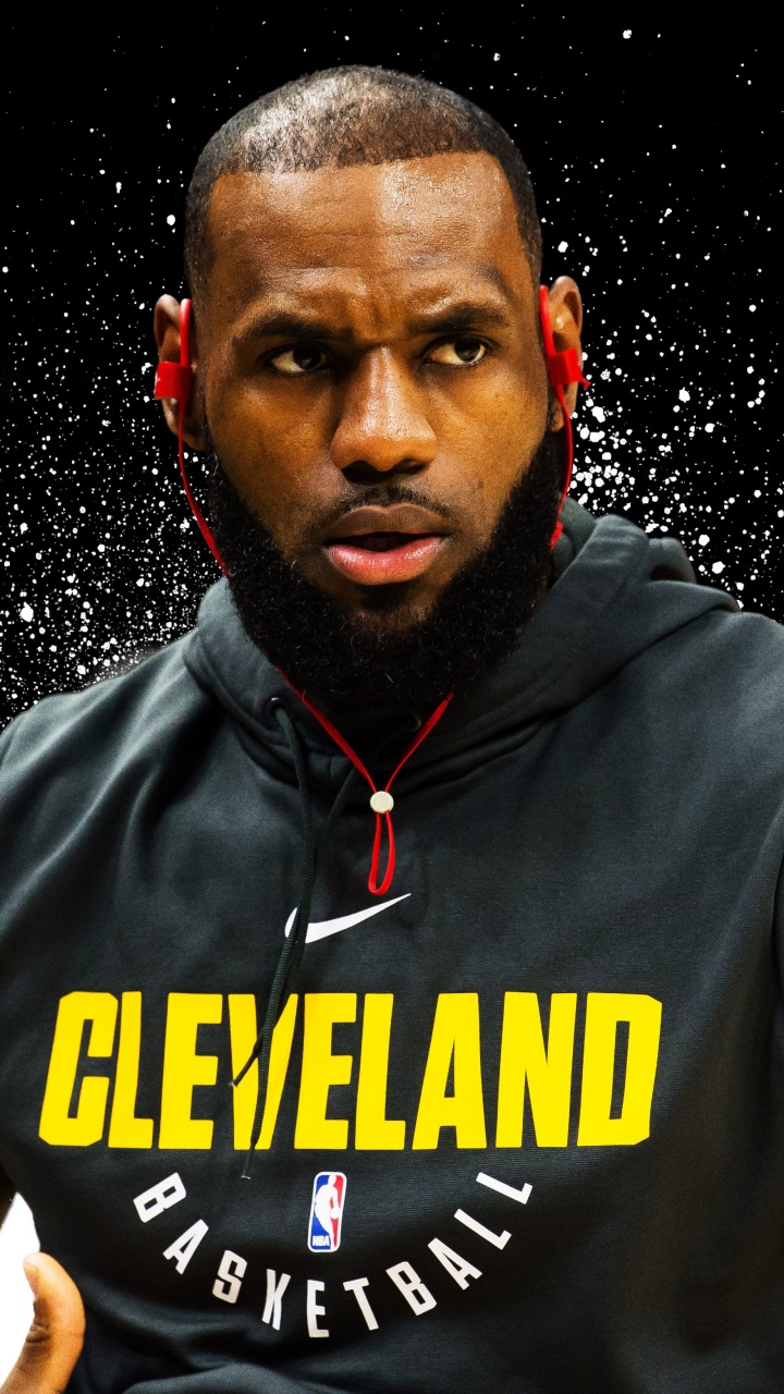 Обои Леброн Джеймс, Кливленд кавальерс, ЛосАнджелес Лейкерс, NBA, Баскетбол в разрешении 720x1280