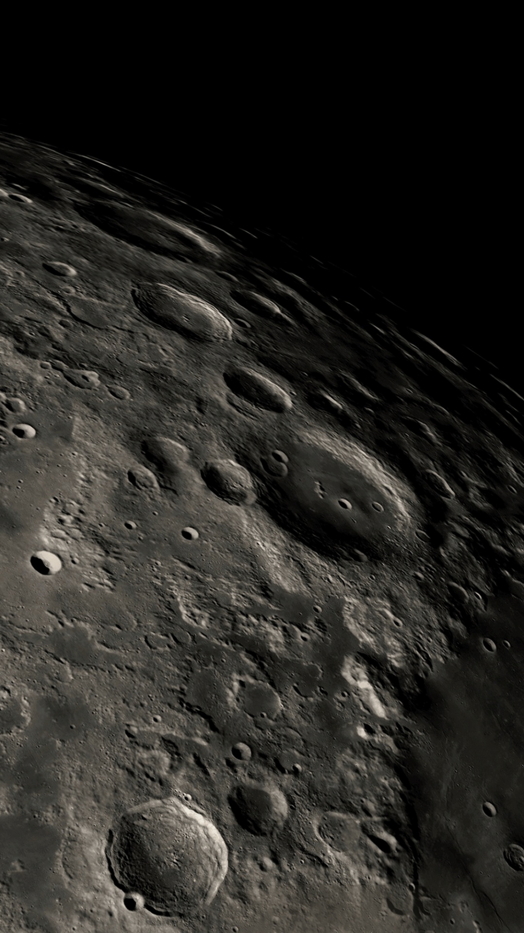 Обои яблоко, атмосфера, луна, серый цвет, астрономический объект в разрешении 1080x1920