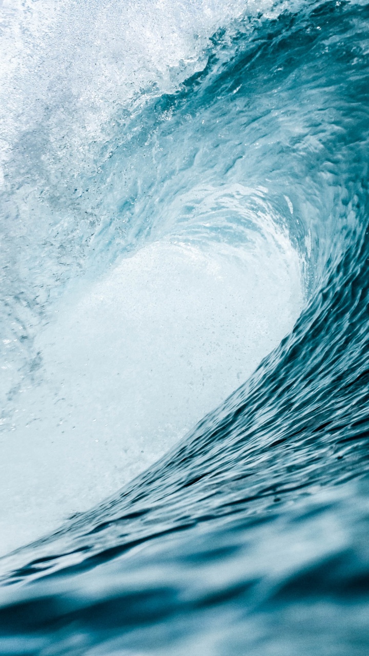 Обои океанская волна, земля, океан, сила волны, волна в разрешении 720x1280