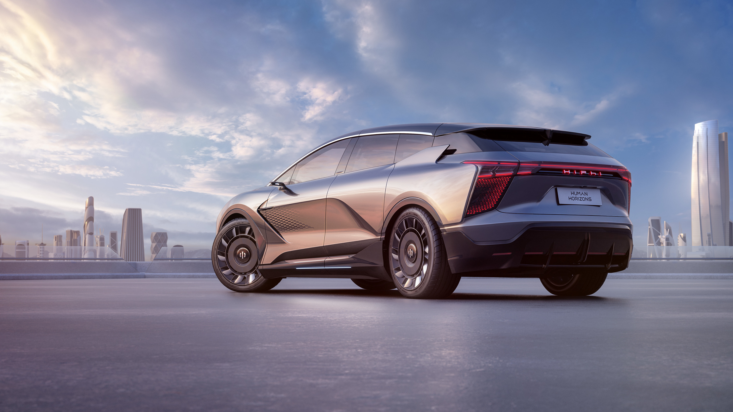 Обои человеческие горизонты, легковые автомобили, хипхи, lamborghini huracan evo, автомобиль концепции в разрешении 2560x1440