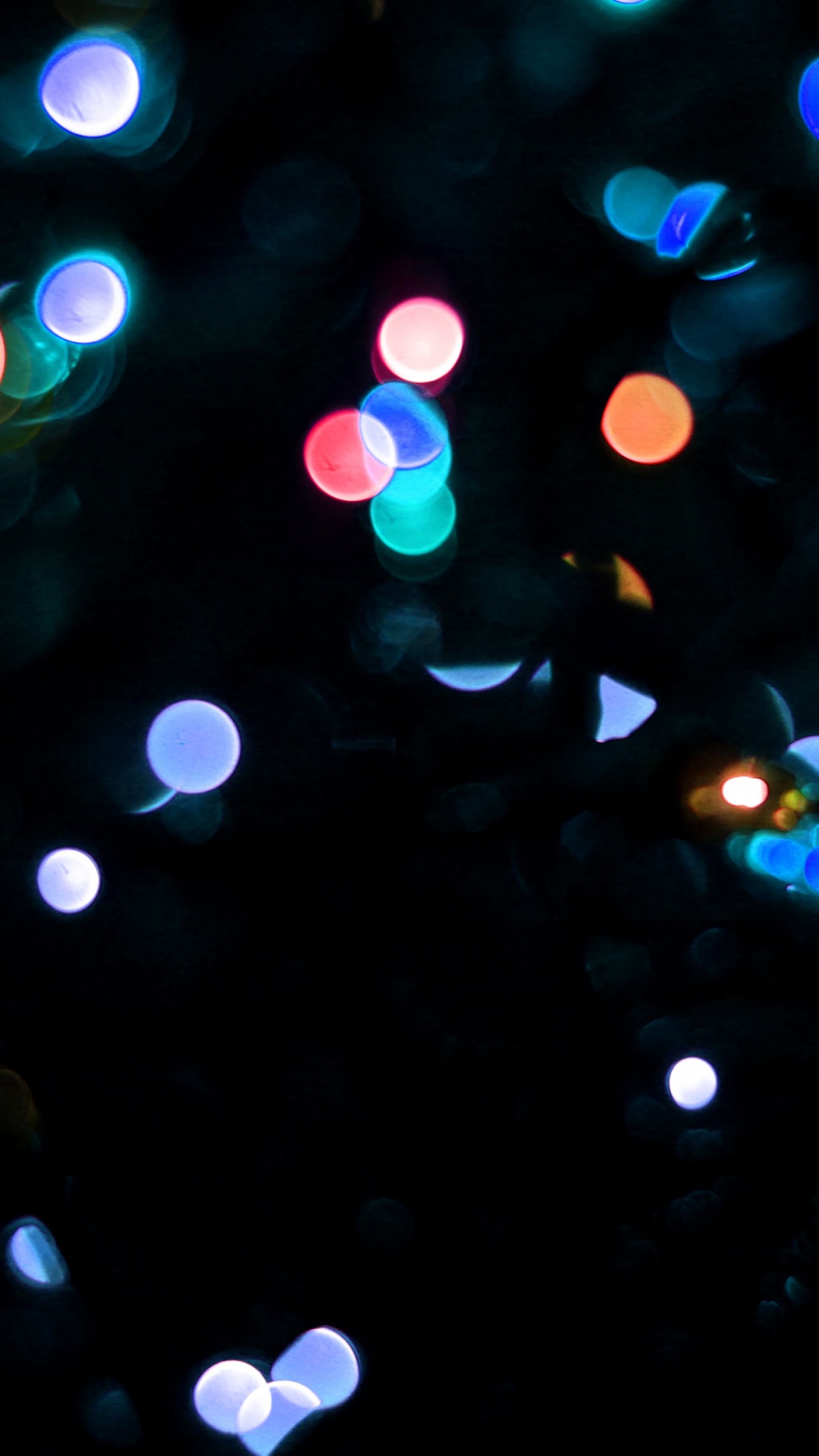 Обои боке, свет, освещение, космос, темнота в разрешении 1080x1920