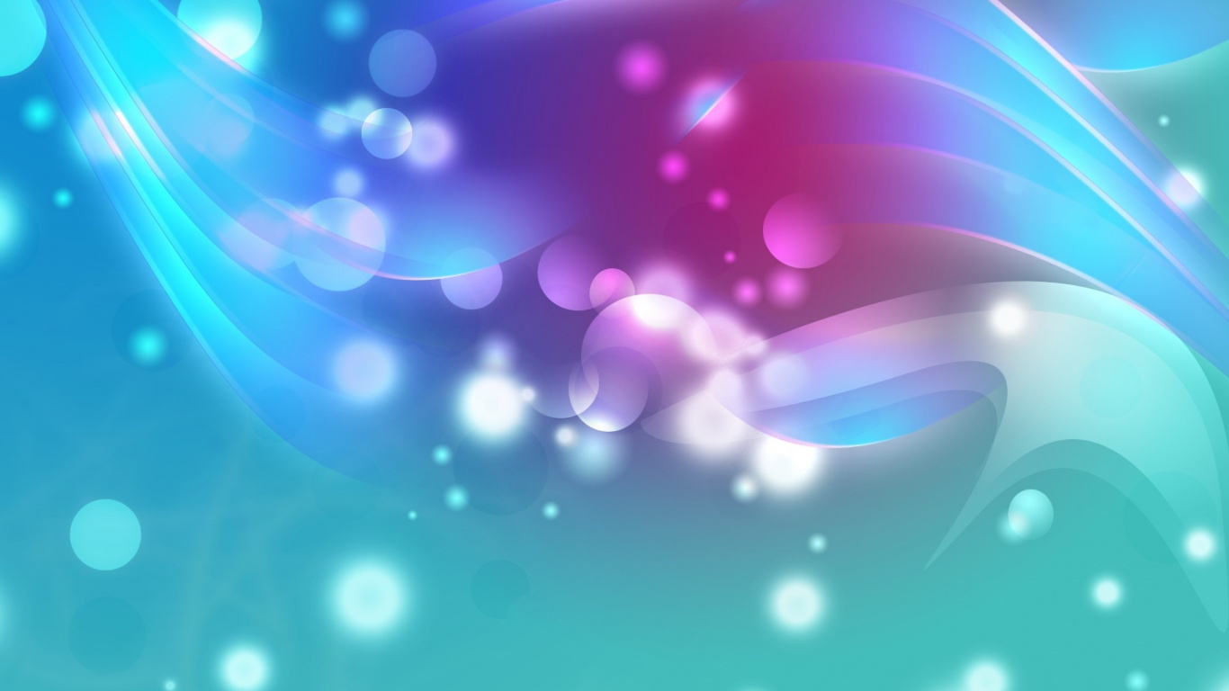 Обои синий, свет, пурпур, круг, синий цвет в разрешении 1366x768