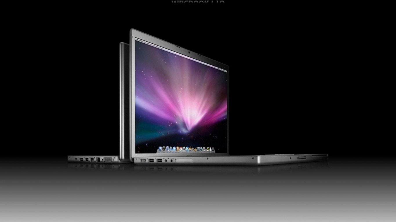 Обои macbook, Компания Apple Мас Pro, технологии, электроника, мультимедийные средства в разрешении 1366x768