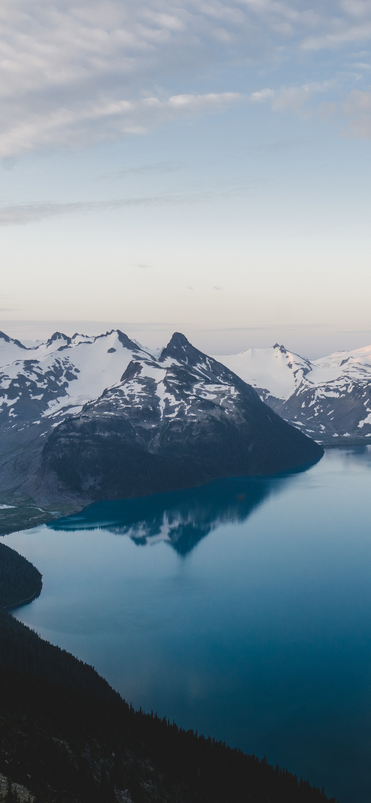 Обои горный рельеф, гора, горный хребет, хребет, Альпы в разрешении 1242x2688