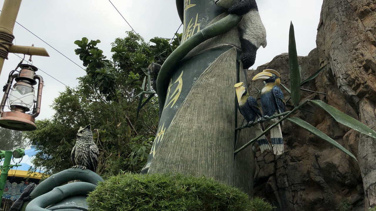 Обои статуя, Аллигатор, крокодилино, крокодил, пресмыкающееся в разрешении 1280x720