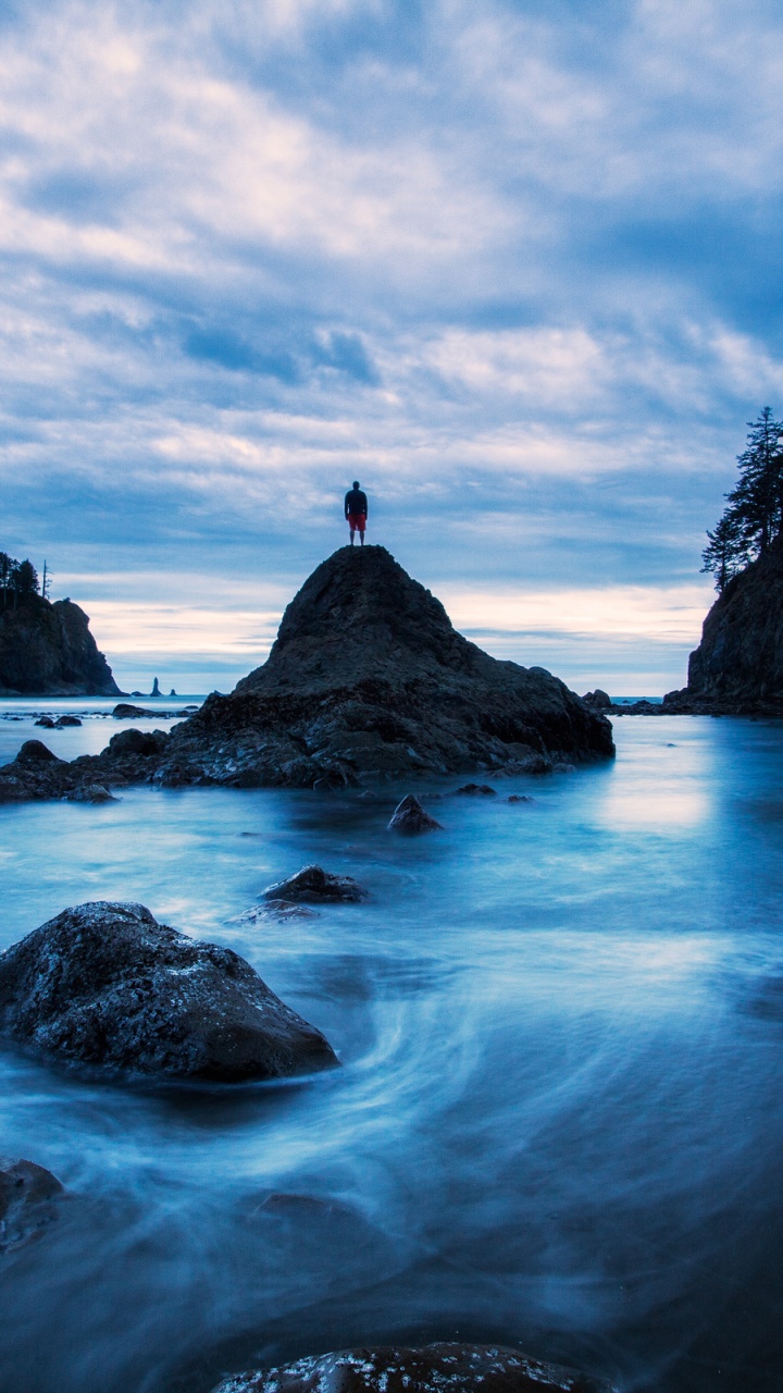 Обои пляж, побережье, море, океан, берег в разрешении 720x1280