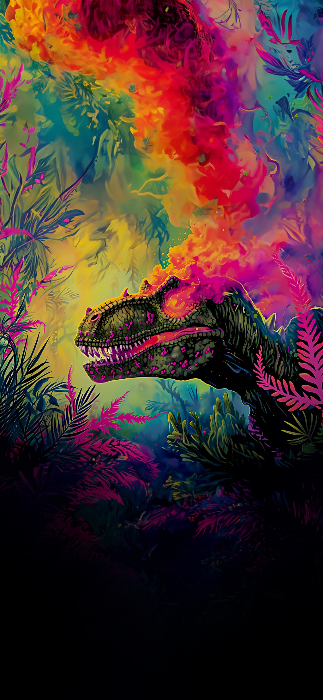 Обои визуальное искусство, живопись, акриловая краска, графический дизайн, арт в разрешении 1125x2436