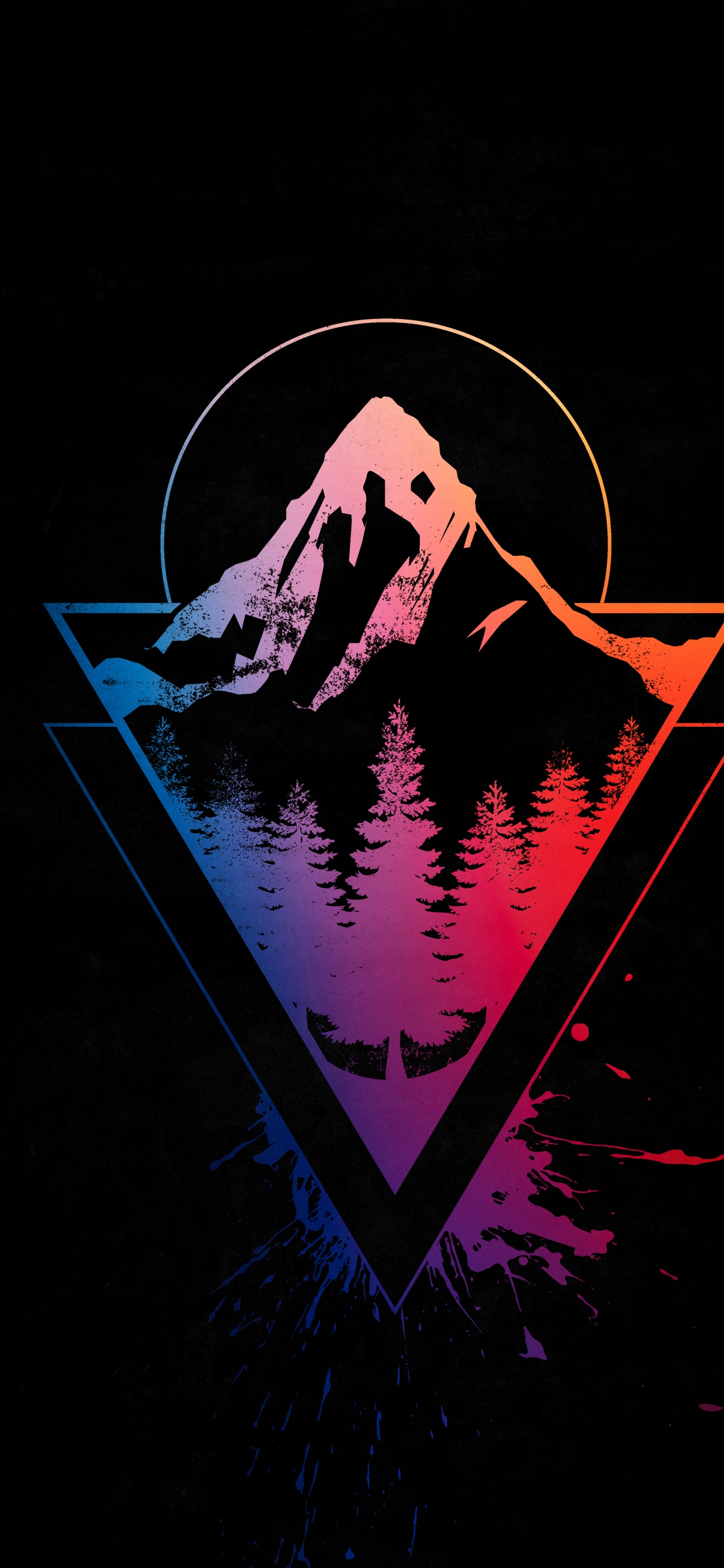 Обои графический дизайн, висгун - социальная сеть, человеческое тело, пасть, арт в разрешении 1242x2688