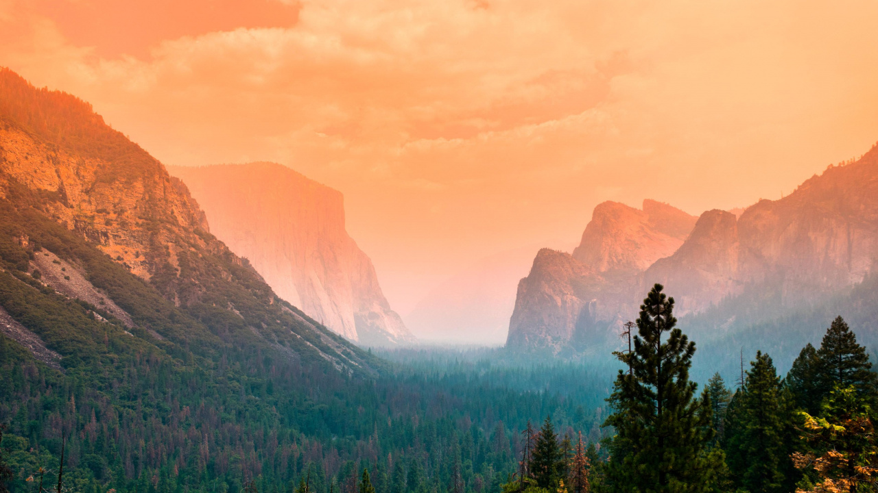 Обои национальный парк, парк, горный рельеф, природа, гора в разрешении 1280x720