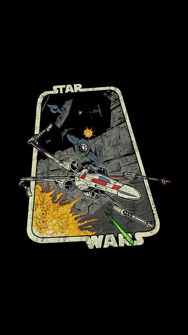 Обои звездные войны, амолед, графика, Дарт Маул, Люк Скайуокер в разрешении 750x1334