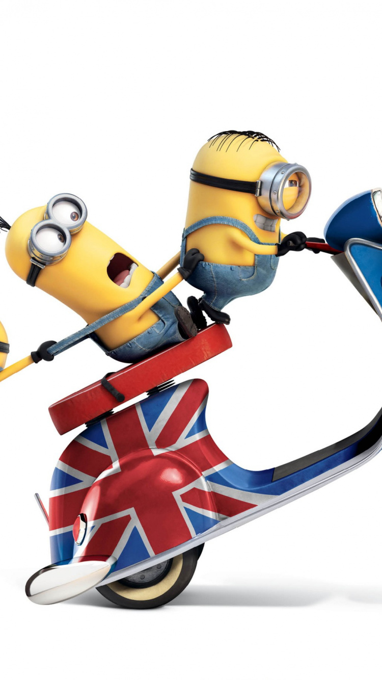 Обои подручные, мультик, мультфильм, Скутер, иллюстрация в разрешении 750x1334