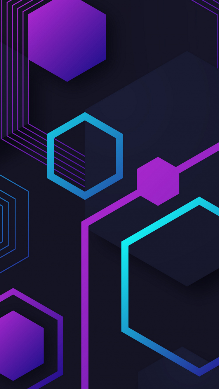 Обои свет, дизайн, пурпур, лазурный, прямоугольник в разрешении 750x1334