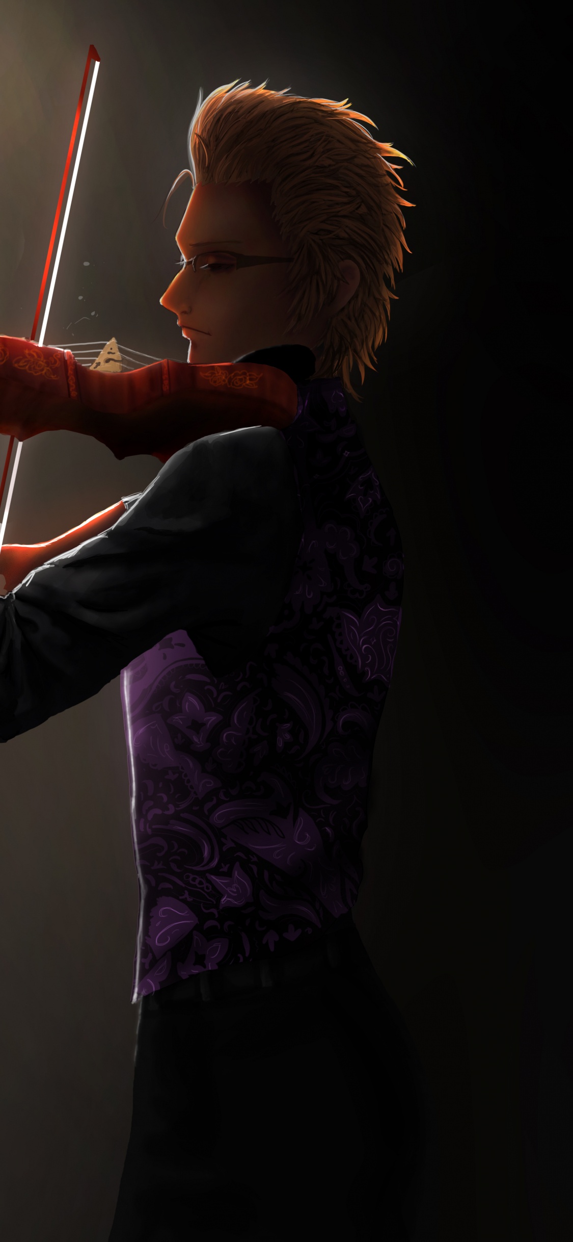 Обои игра, final fantasy xv, событие, Представление, скрипка в разрешении 1125x2436