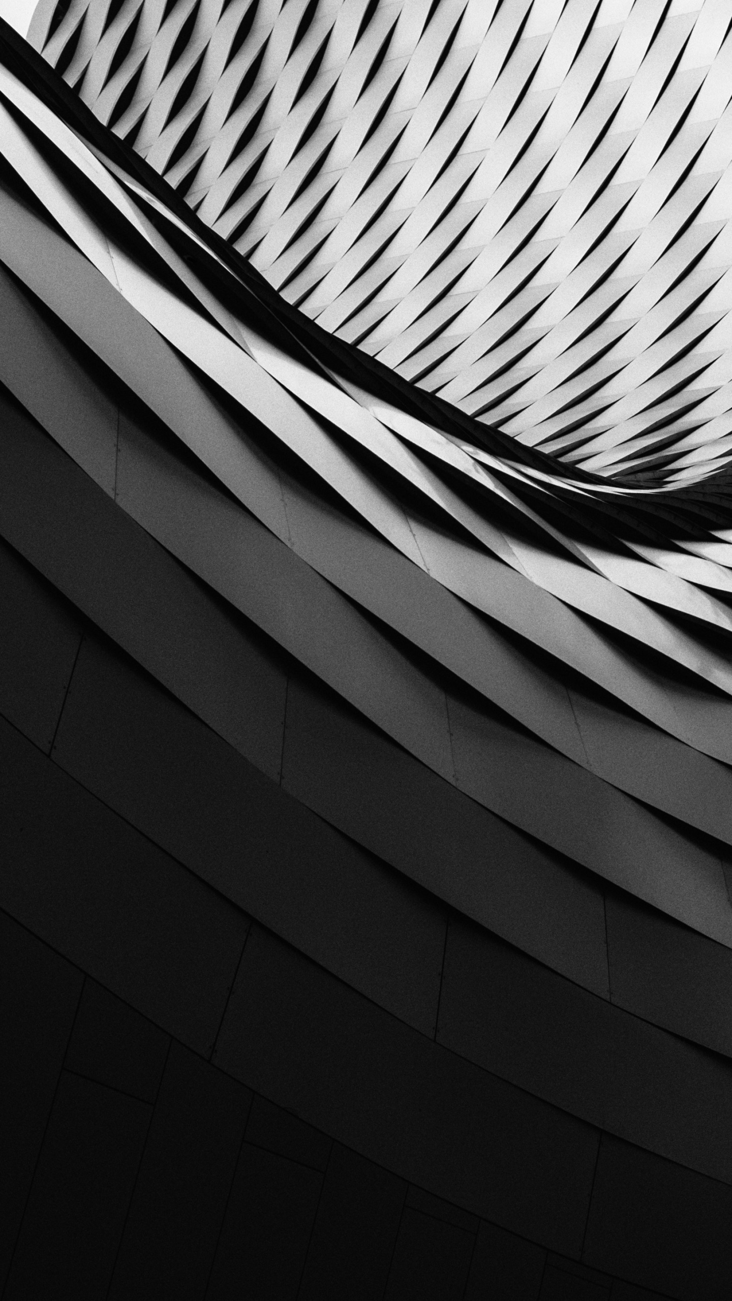 Обои черный и белый архитектура, архитектура, черный и белый, дизайн, черный в разрешении 1440x2560