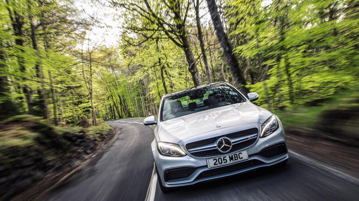 Обои Мерседес-Бенц Е-Класс, авто, семейный автомобиль, личный роскошный автомобиль, mercedes benz c class в разрешении 1366x768