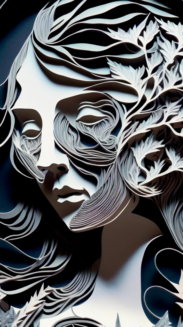 Обои фикция, новые островные книги, глаз, ресничка, арт в разрешении 750x1334