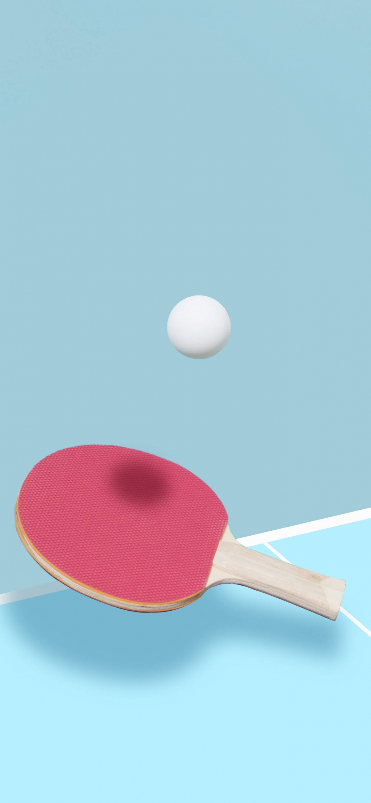 Обои LG, LG G8 ThinQ, кухонная утварь, круг, ракетка для настольного тенниса в разрешении 1242x2688