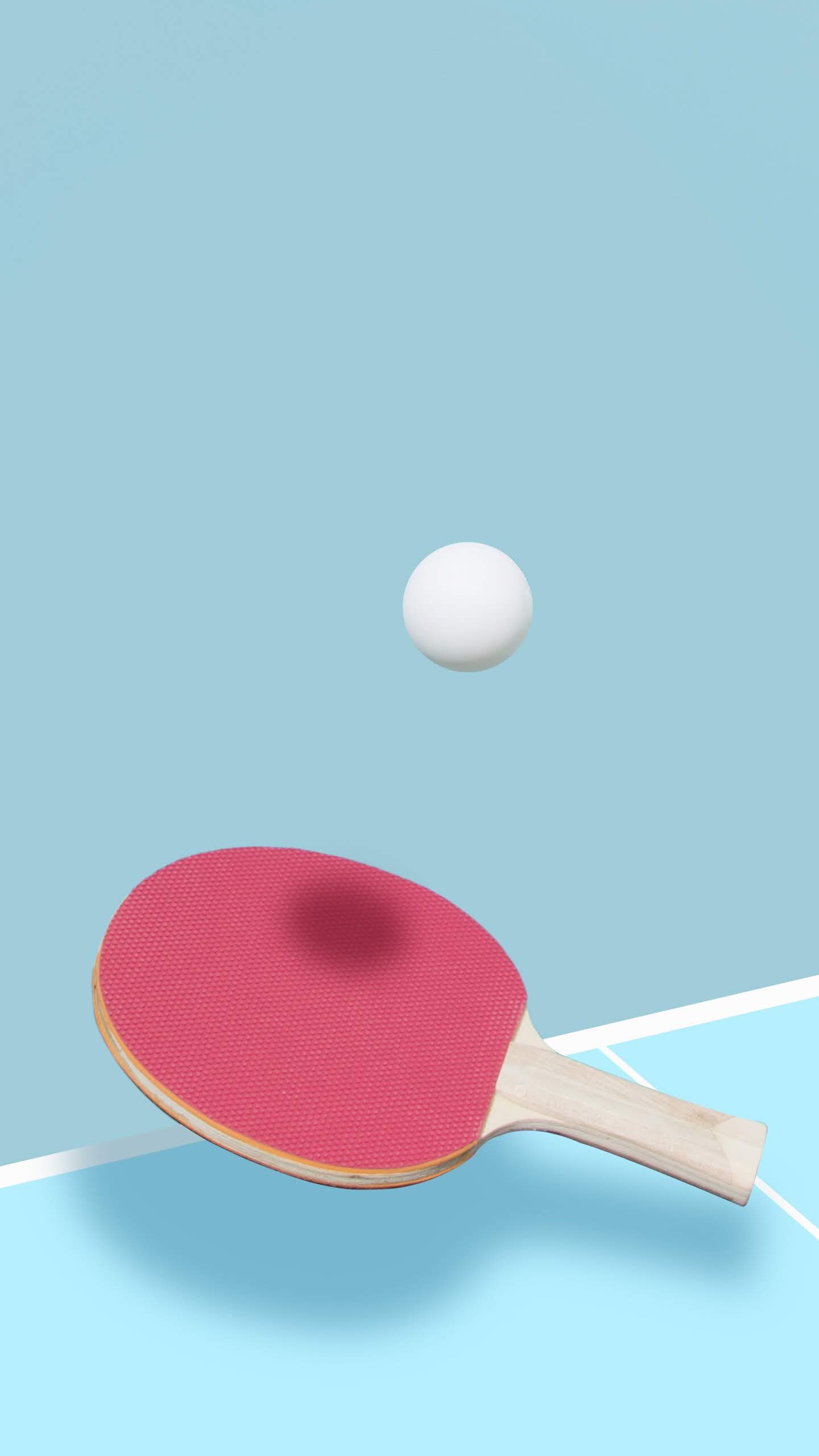 Обои LG, LG G8 ThinQ, кухонная утварь, круг, ракетка для настольного тенниса в разрешении 1440x2560