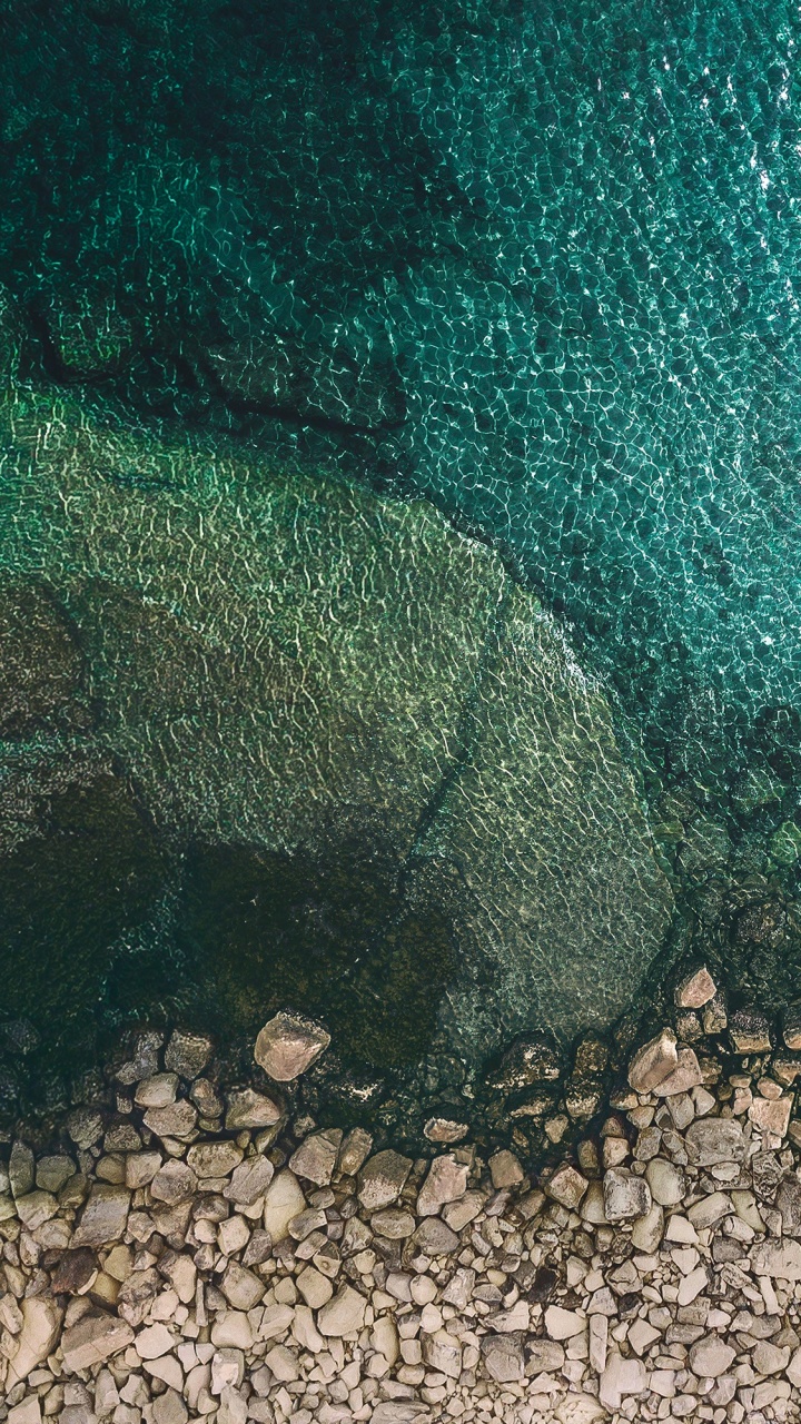 Обои ios, яблоко, iOS 11, iOS 10, вода в разрешении 720x1280