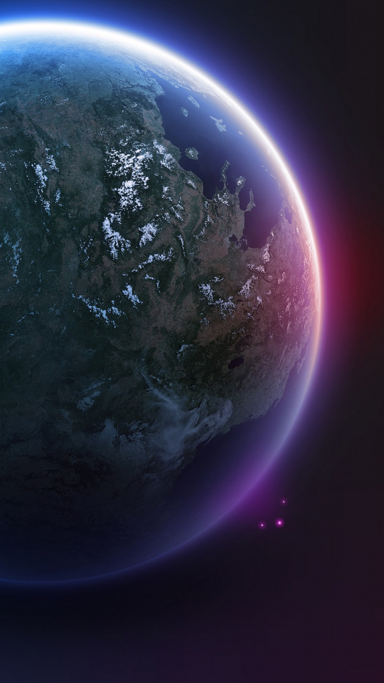 Обои земля, планета, космос, космическое пространство, астрономический объект в разрешении 750x1334