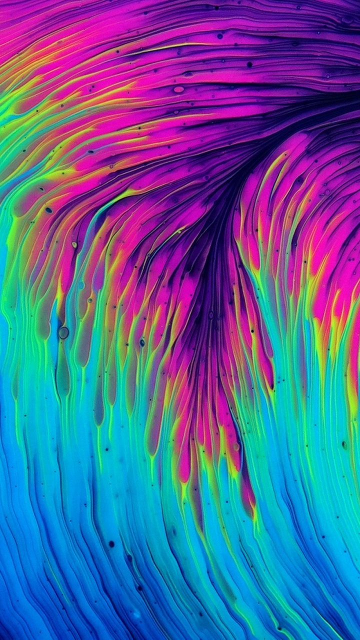 Обои абстрактное искусство, арт, живопись, красочность, Аква в разрешении 720x1280