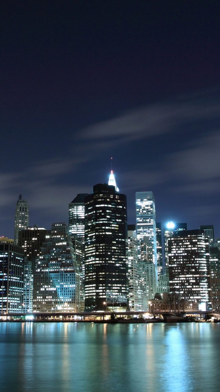 Обои город, городской пейзаж, метрополия, линия горизонта, городской район в разрешении 720x1280