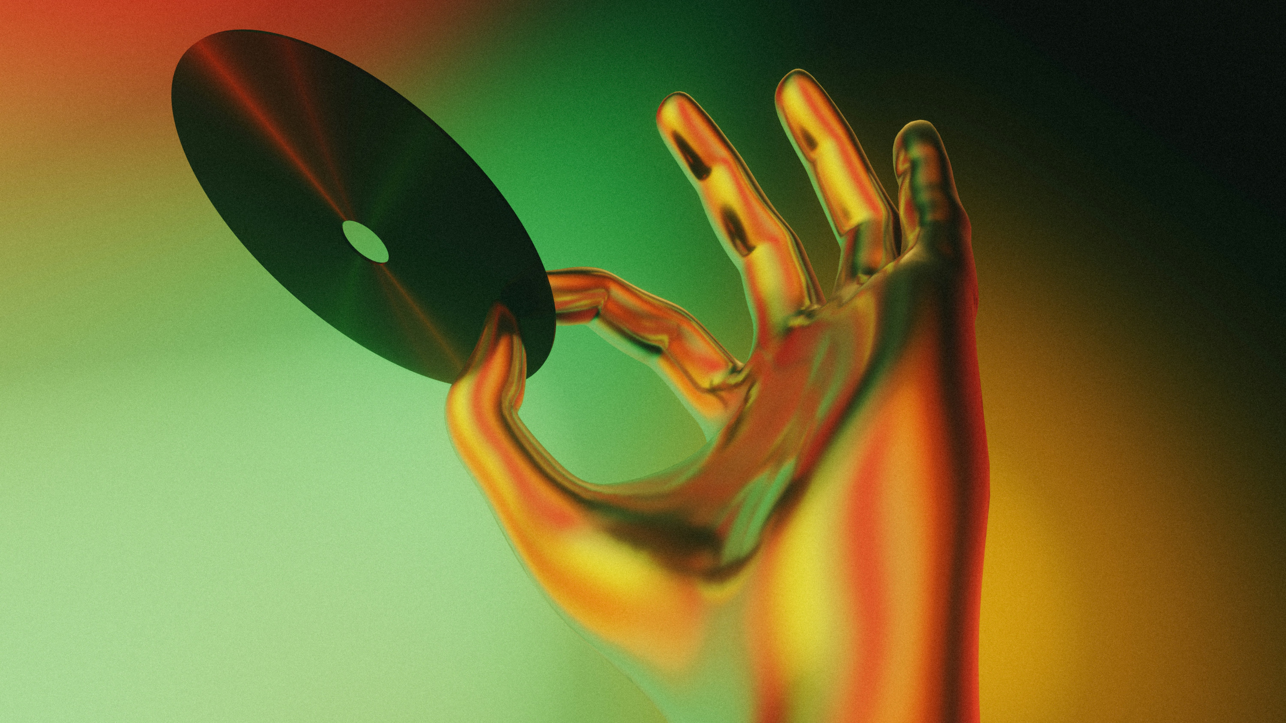 Обои крупный план, лицензия, свет, такт, ютуб в разрешении 2560x1440