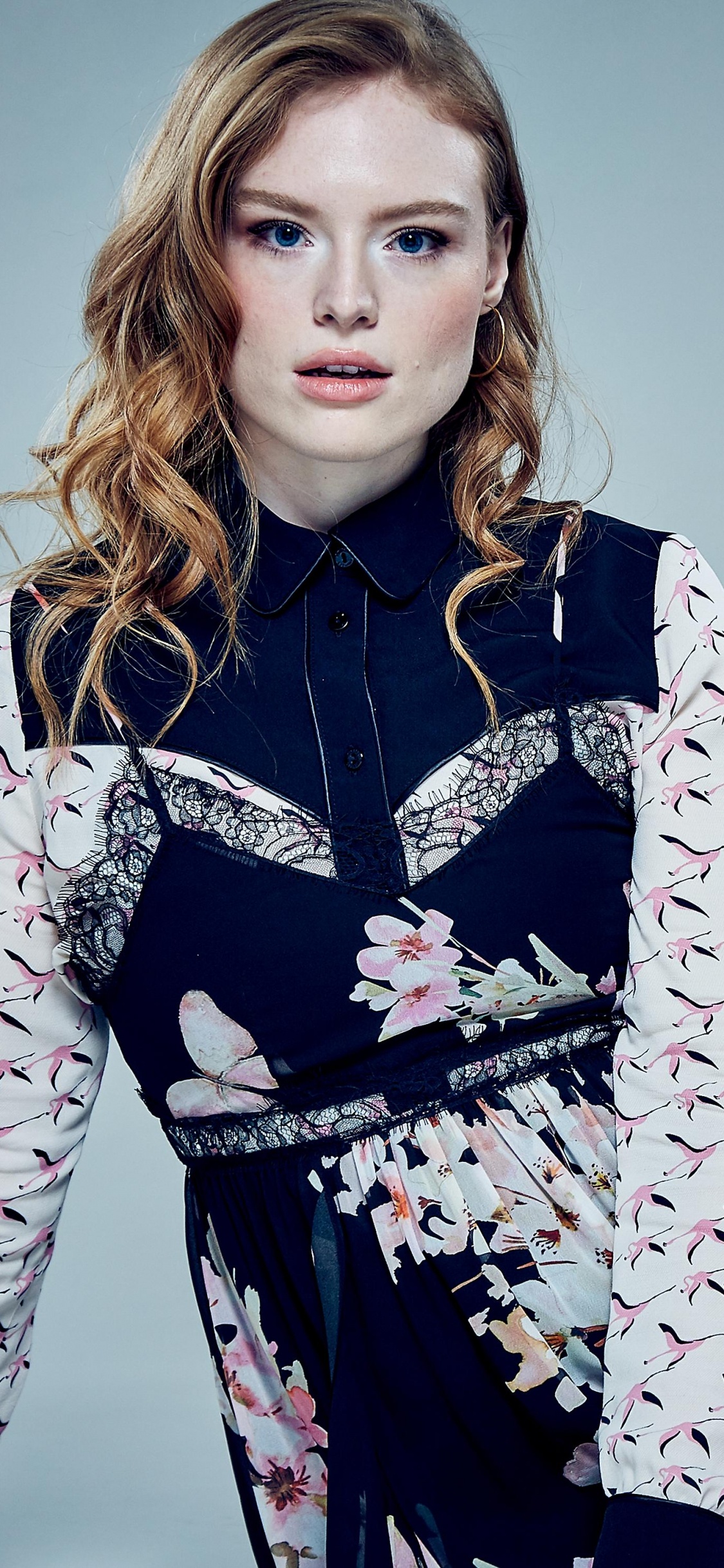 Обои Фрейя Райдингс, манекенщица, одежда, фэшн, красота в разрешении 1125x2436