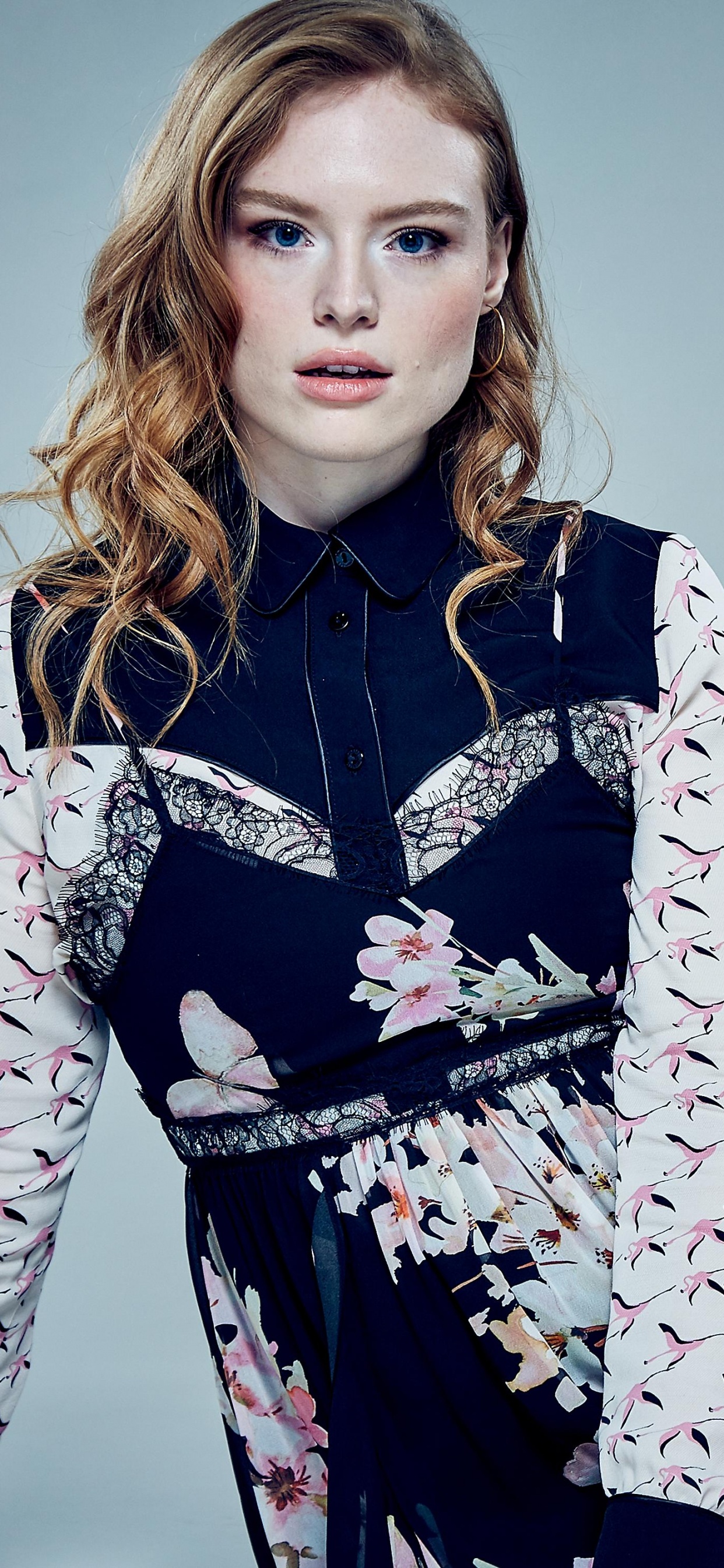 Обои Фрейя Райдингс, манекенщица, одежда, фэшн, красота в разрешении 1242x2688