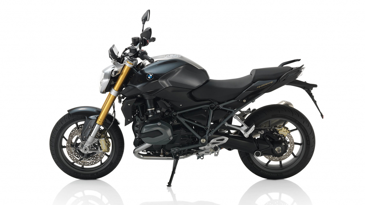 Обои BMW R1200R, мотоцикл, аксессуары для мотоциклов, Обтекатель мотоцикла, приостановление в разрешении 1280x720
