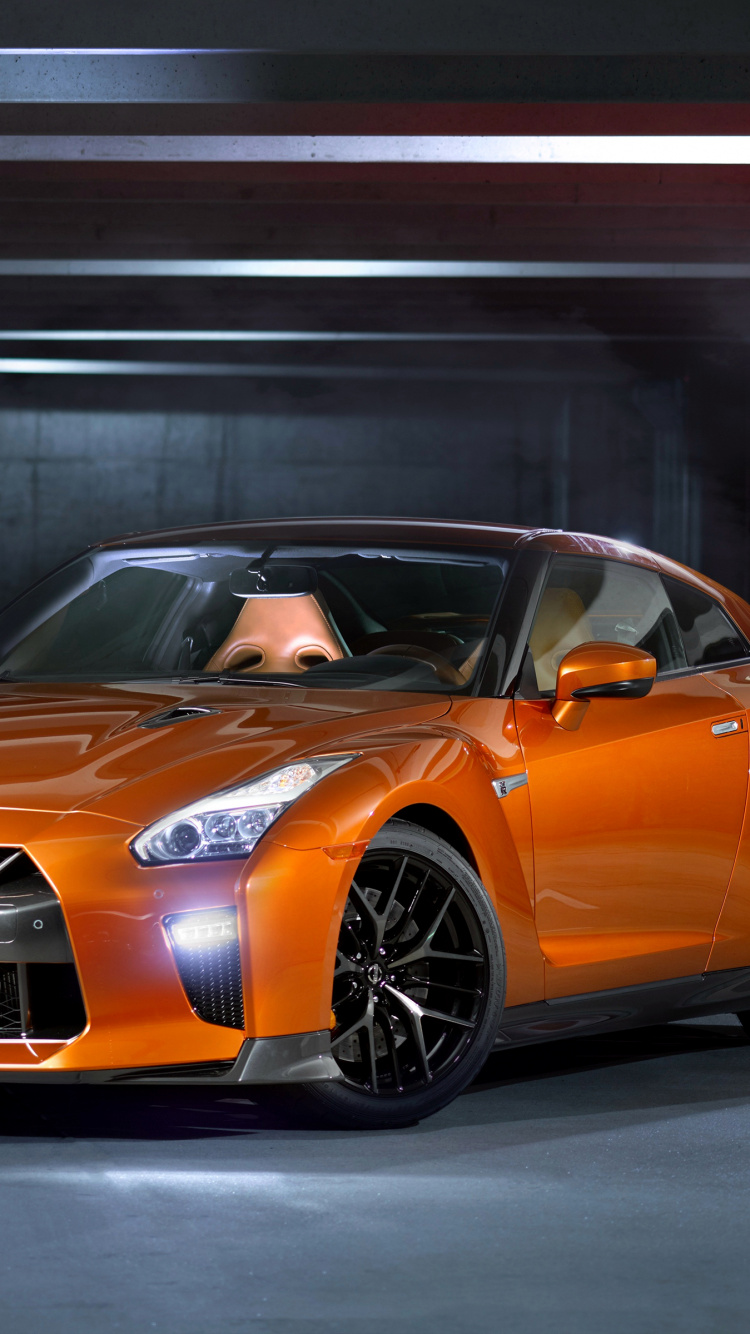 Обои Ниссан, авто, 2017 Ниссан ГТ-Р Премиум, спорткар, суперкар в разрешении 750x1334