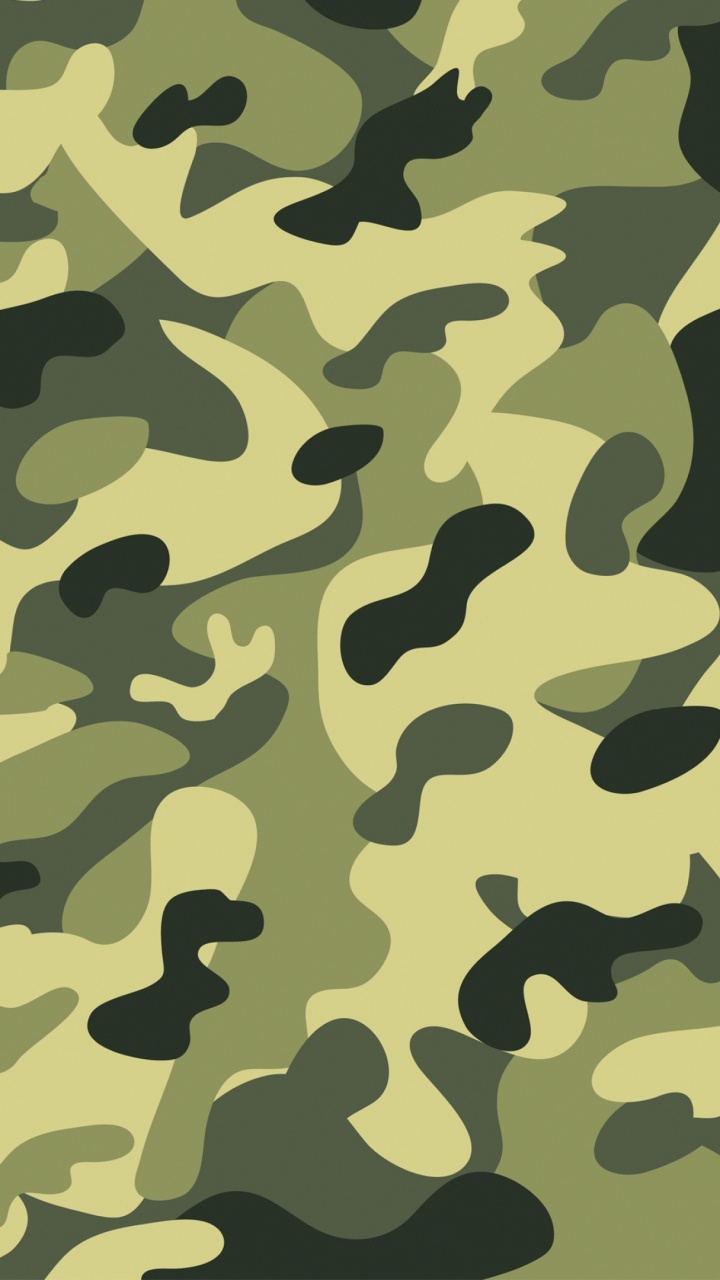 Обои камуфляж, военный камуфляж, узор, дизайн, шрифт в разрешении 720x1280