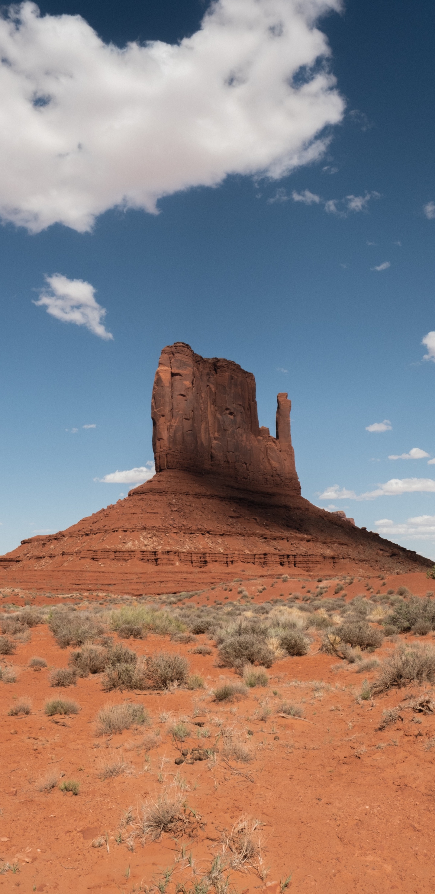 Обои горный рельеф, бьютт, рок, окружающая среда, формирование в разрешении 1440x2960