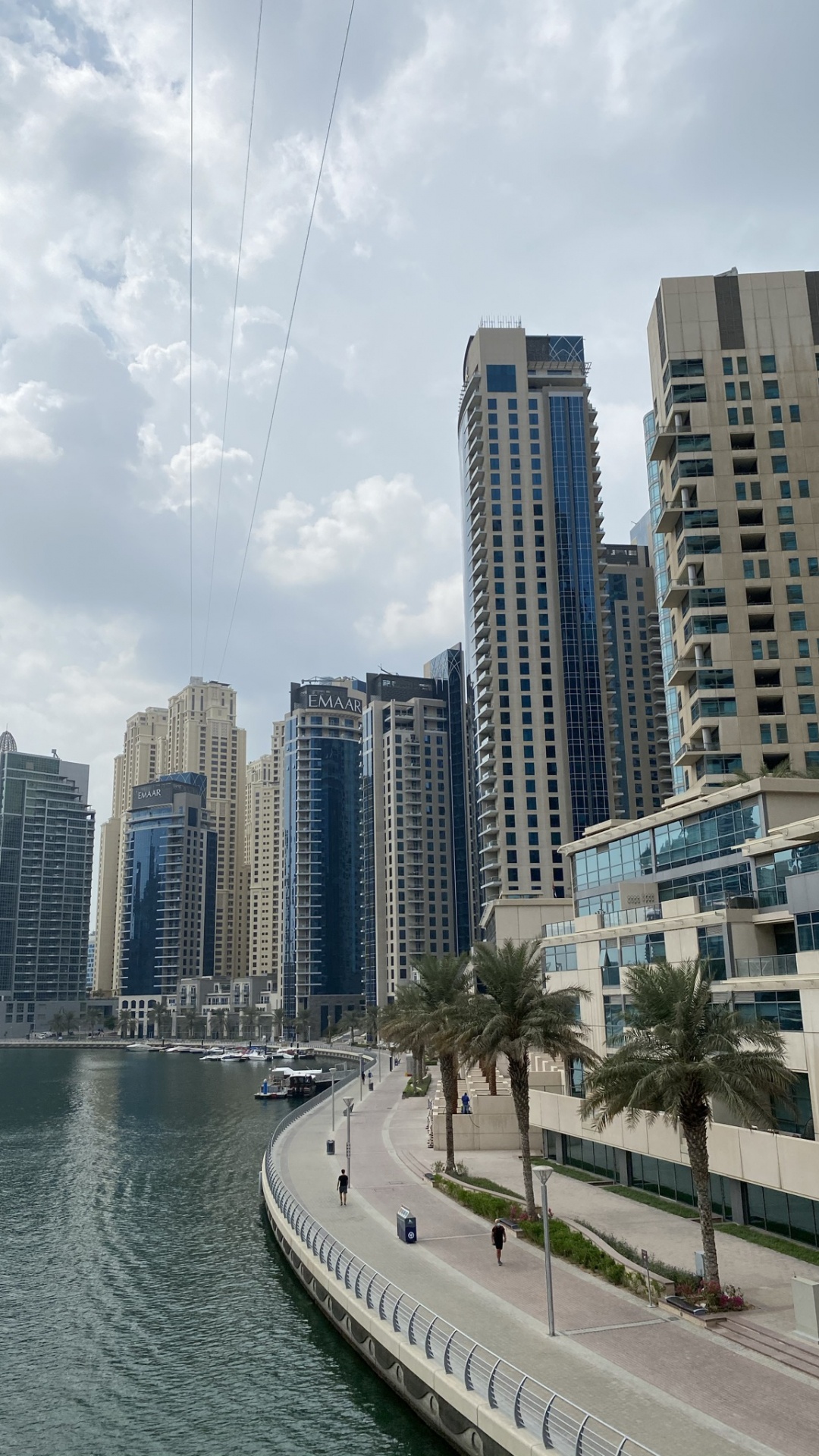 Обои Дубай, Дубай Марина, башня, дневное время, кондоминиум в разрешении 1080x1920