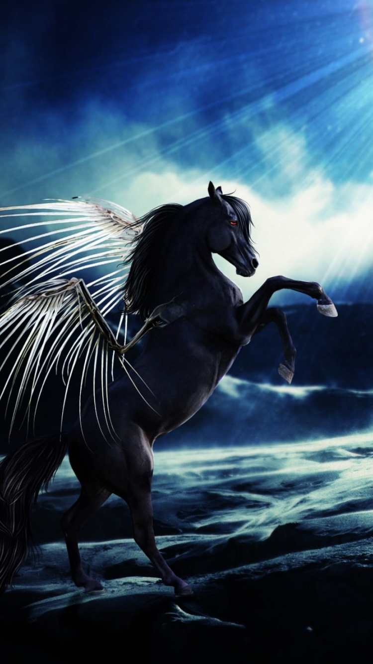 Обои облако, темнота, живая природа, мифология, космос в разрешении 750x1334