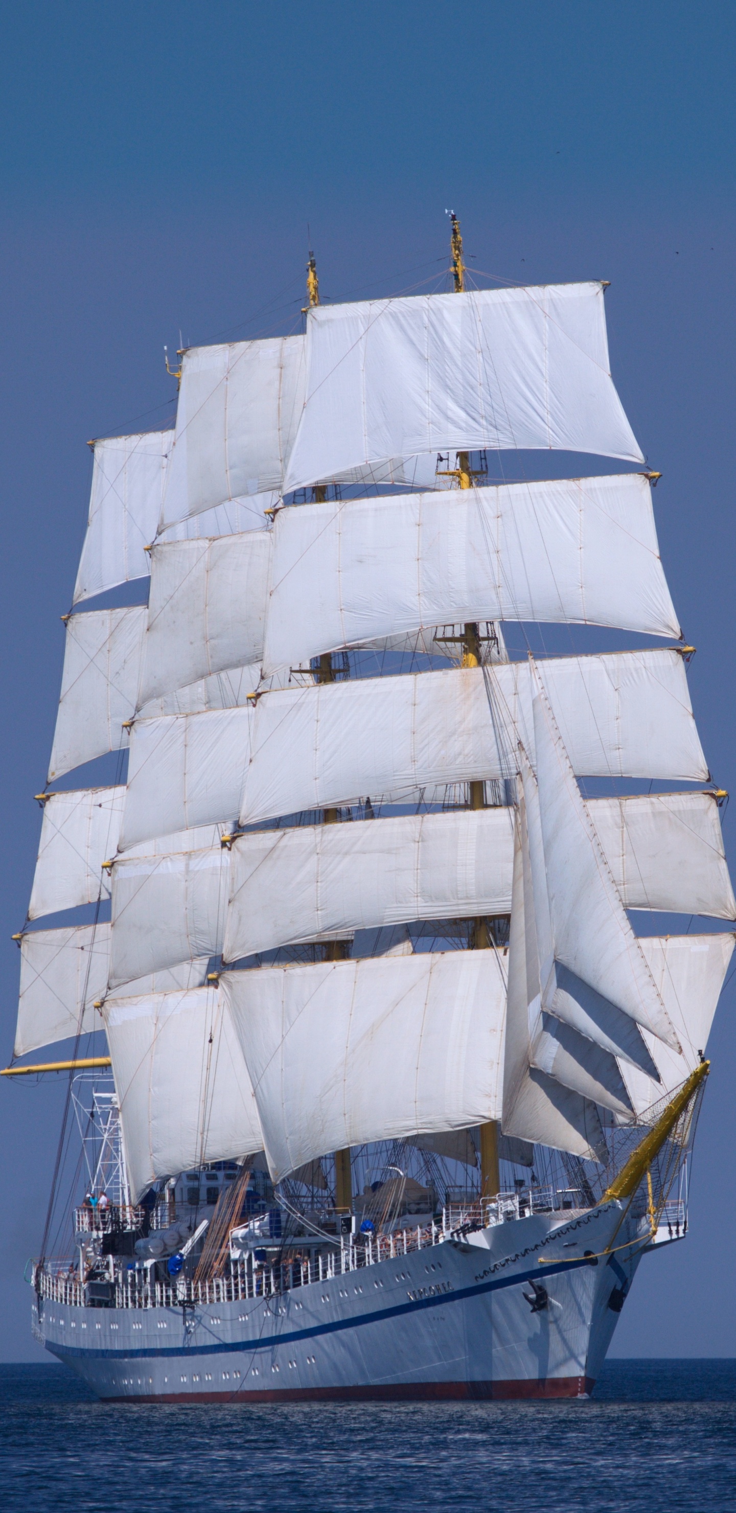 Обои Барка, шхуна, парусник, Херсонес, Бриг в разрешении 1440x2960