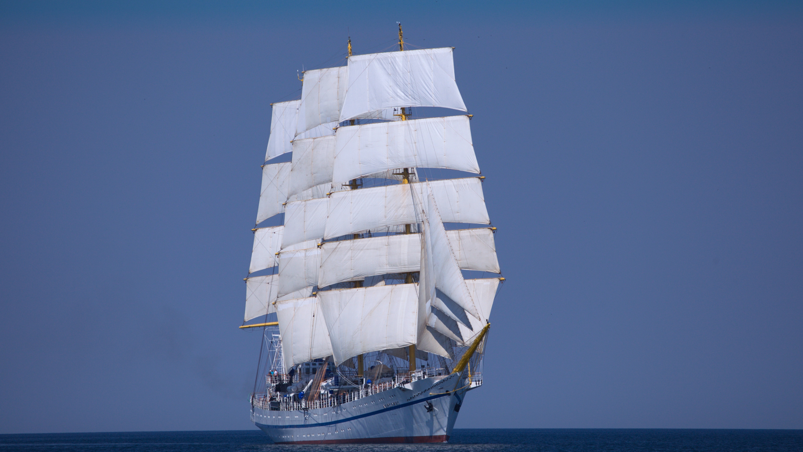 Обои Барка, шхуна, парусник, Херсонес, Бриг в разрешении 2560x1440