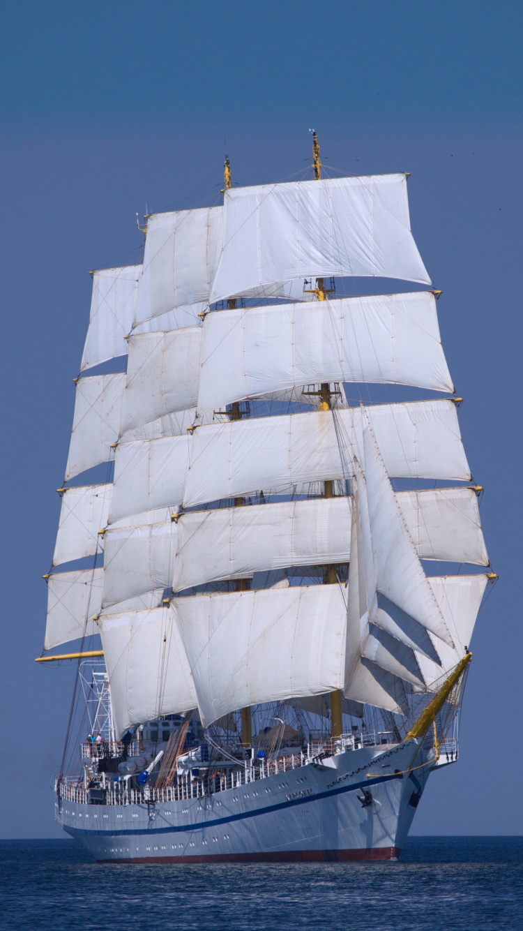 Обои Барка, шхуна, парусник, Херсонес, Бриг в разрешении 750x1334