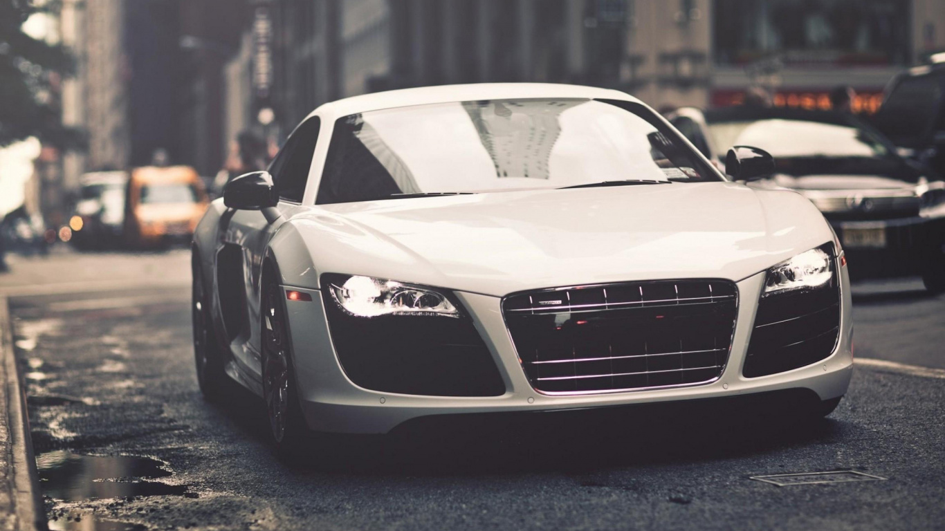 Обои спорткар, авто, audi, Ауди R8 Спайдер, audi r8 в разрешении 1366x768